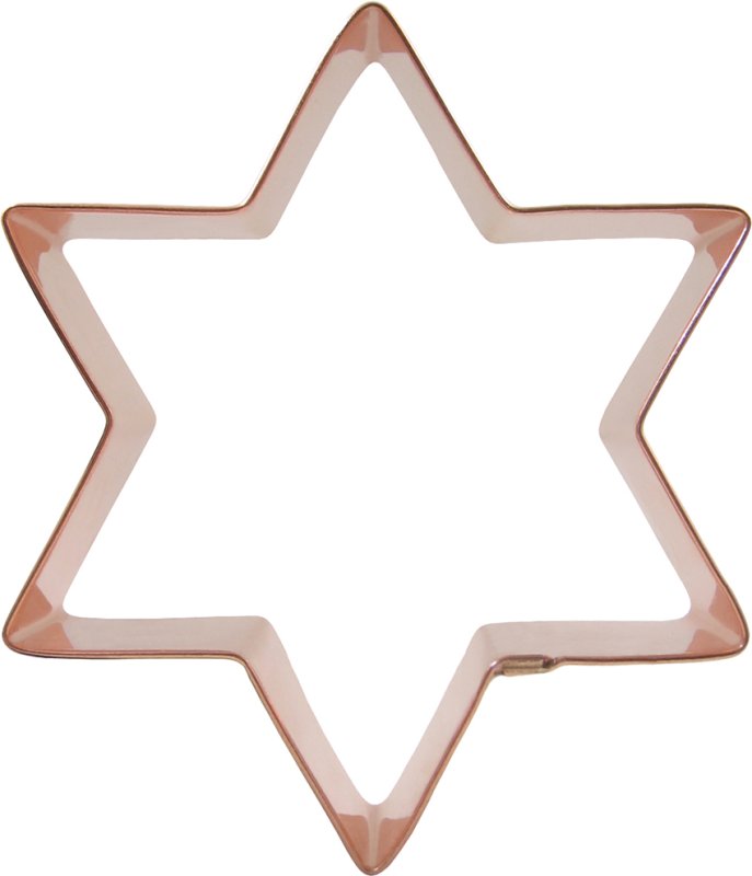 Трафарет для печенья звезда