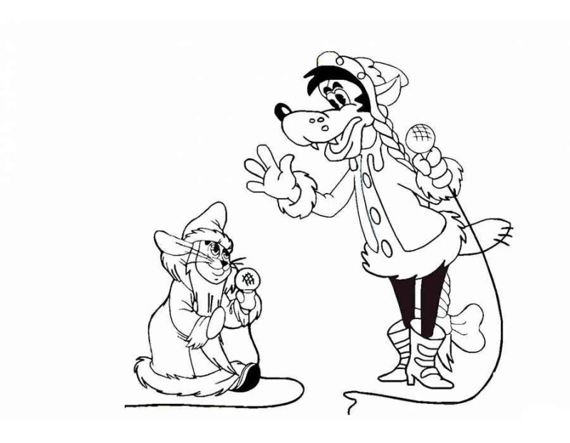 Рисунки персонажей из мультфильмов