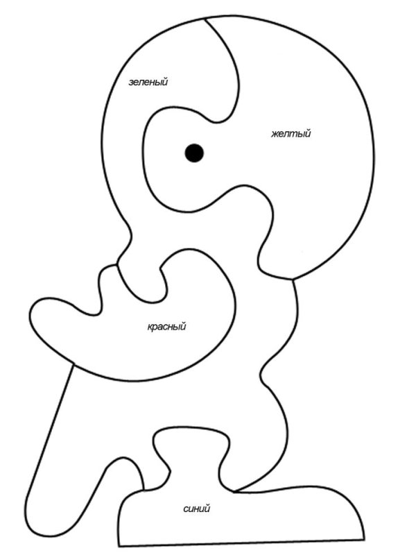 Трафарет для лобзика для детей