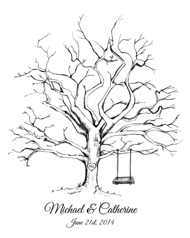 Дерево пожеланий макет