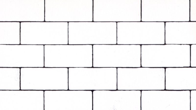 Нарисованная кирпичная кладка