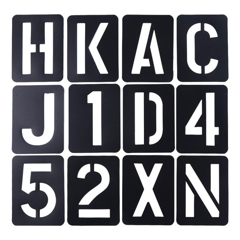 Как сделать буквенный трафарет своими руками