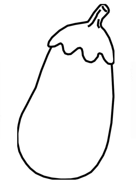 Овощи раскраска для детей