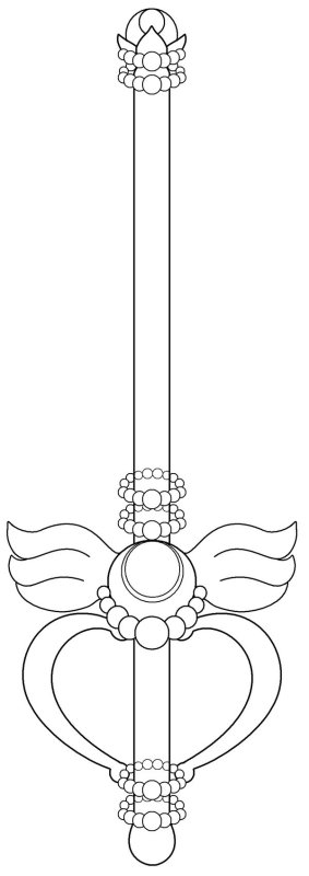 Жезл раскраска