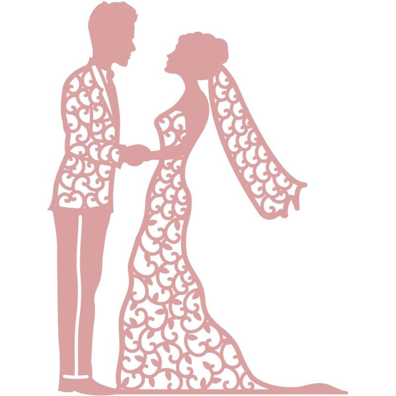 Трафарет свадьба