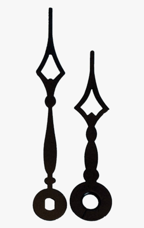 Стрелки для часов трафарет