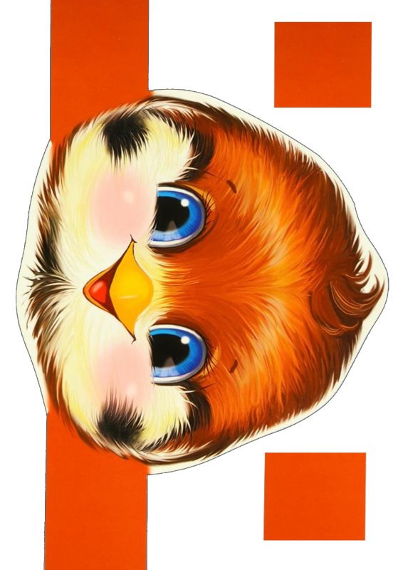 Воробей маска для детей