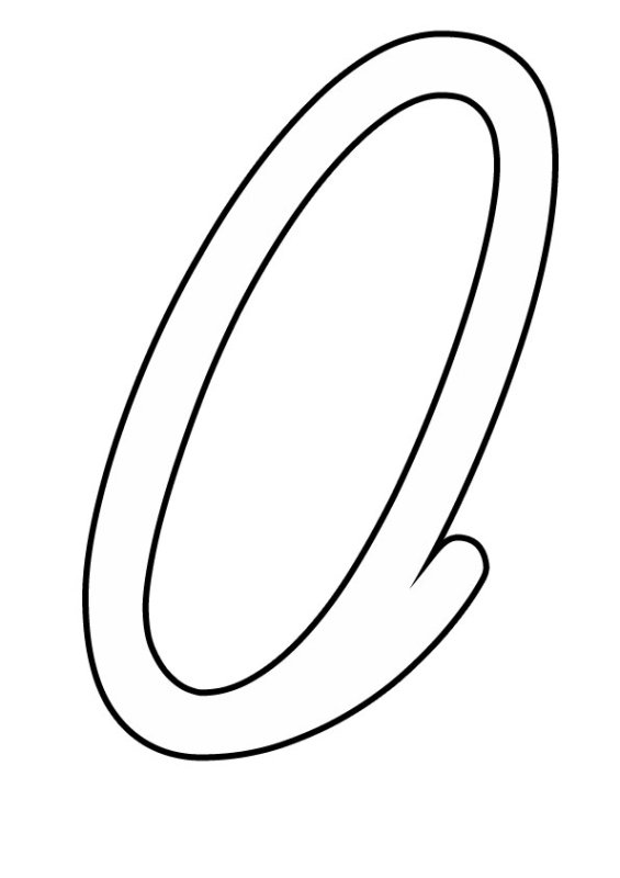 Трафарет букв