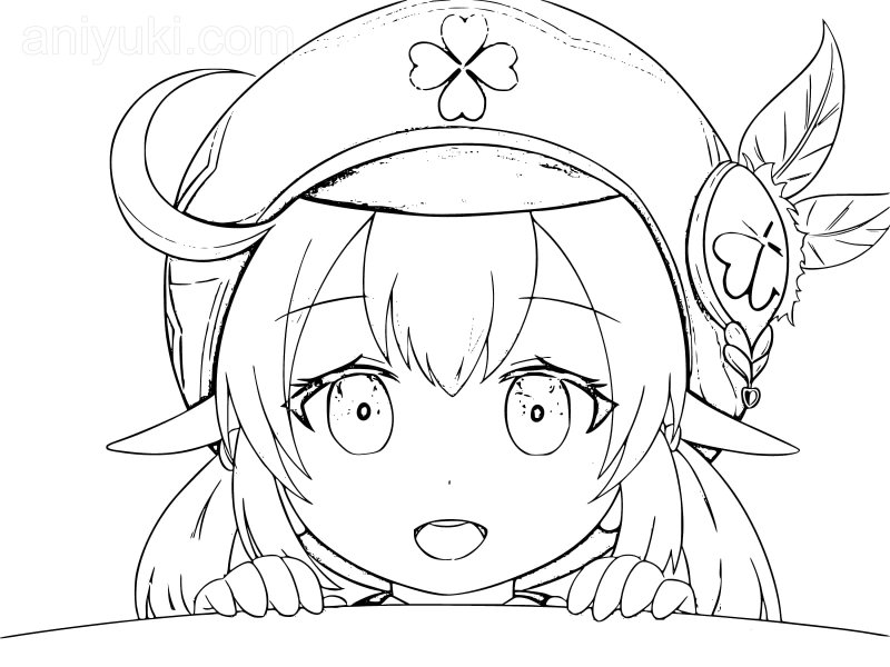 Раскраска аниме