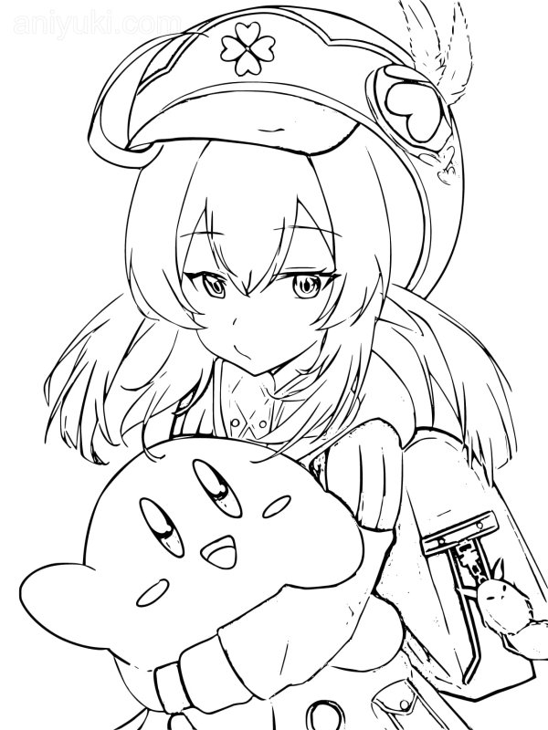 Раскраку Геншина