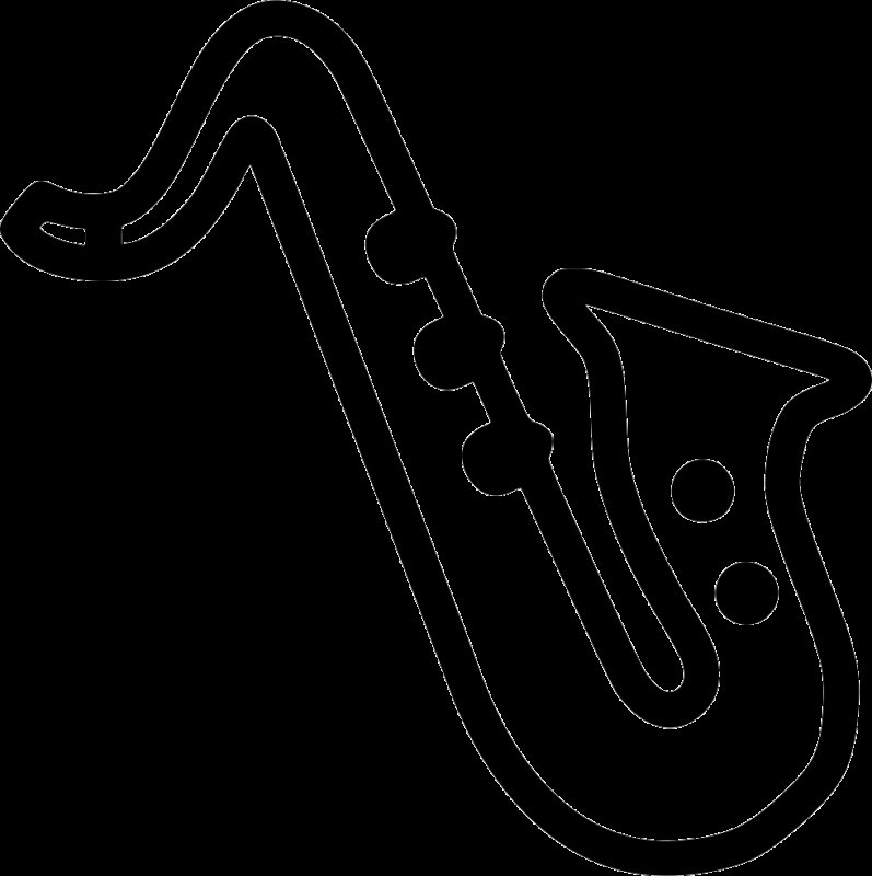 Музыкальные инструменты контур