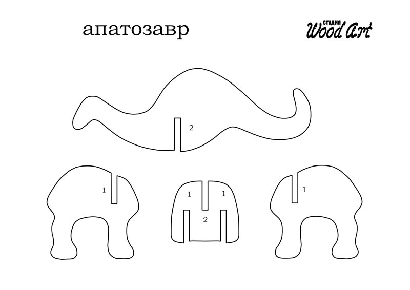 Игрушки из фанеры с макетами