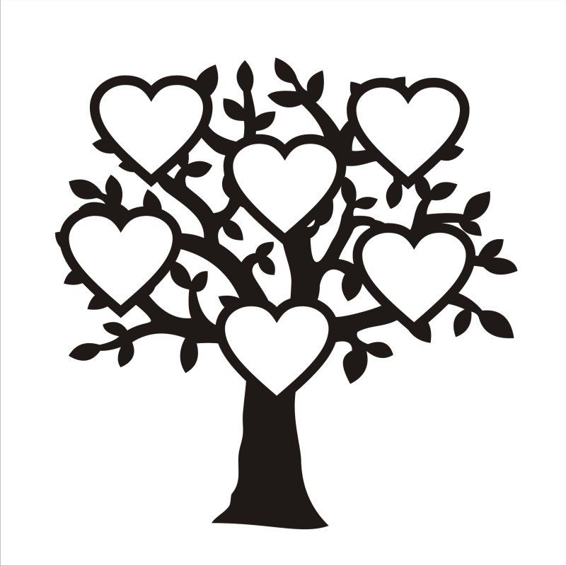 Трафарет "дерево"