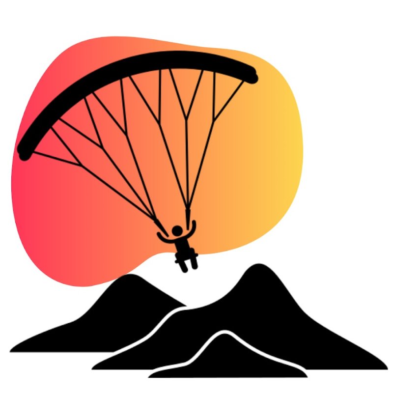 Параплан иллюстрация