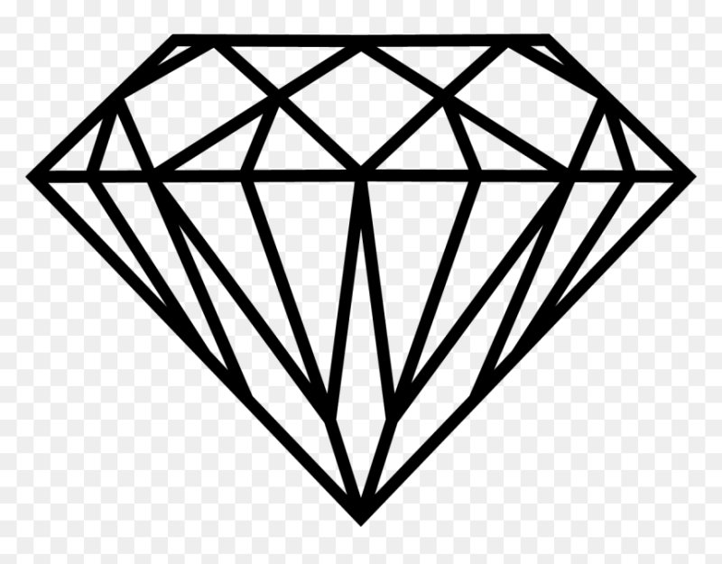 Бриллиант силуэт