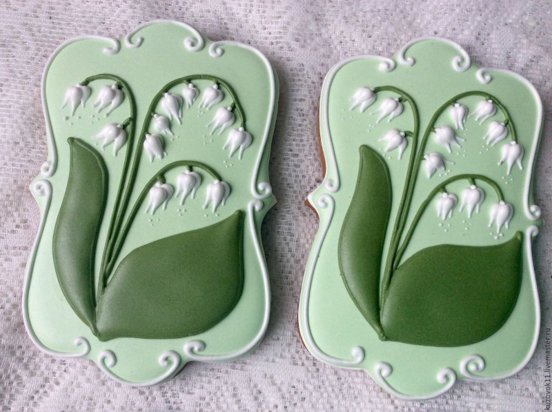 Трафареты цветов для пряников