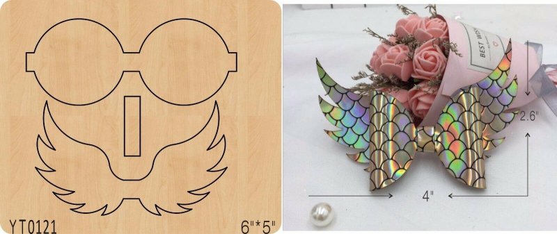 Бантик трафарет