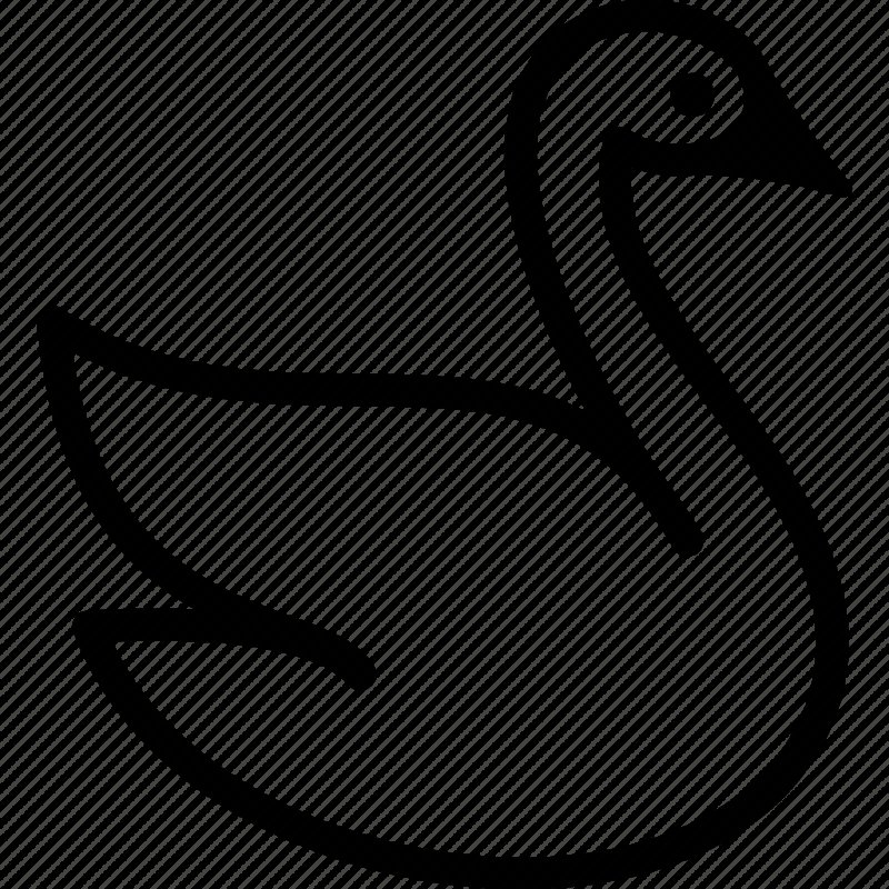 Лебедь контур