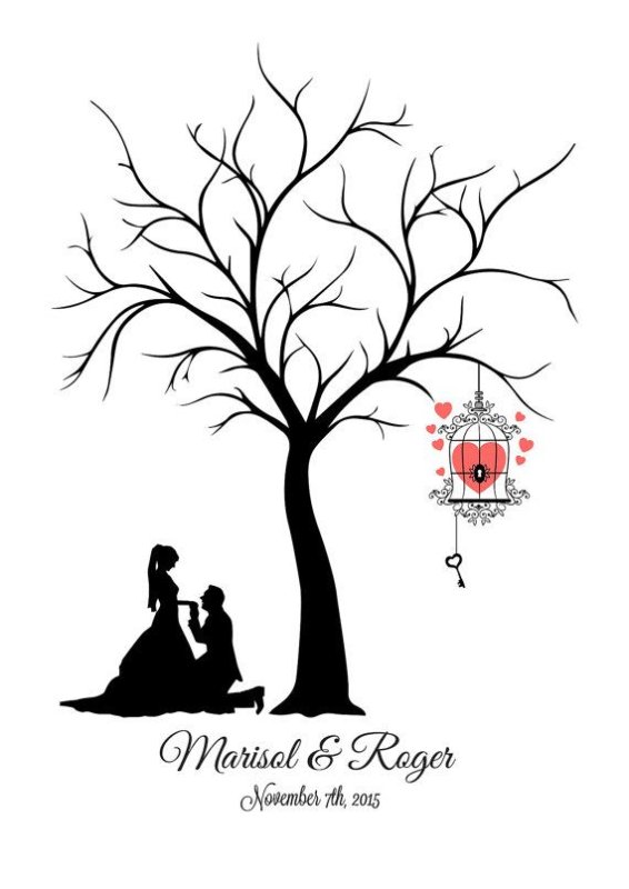 Дерево пожеланий макет