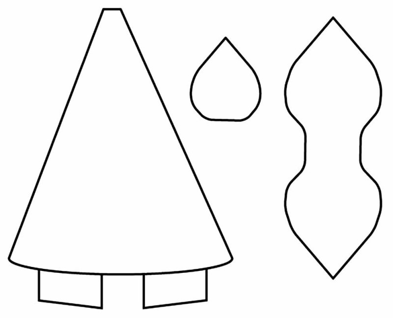 Уши единорога шаблон