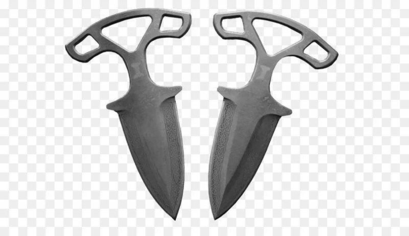 Раскраска СТЕНДОФФ 2 ножи