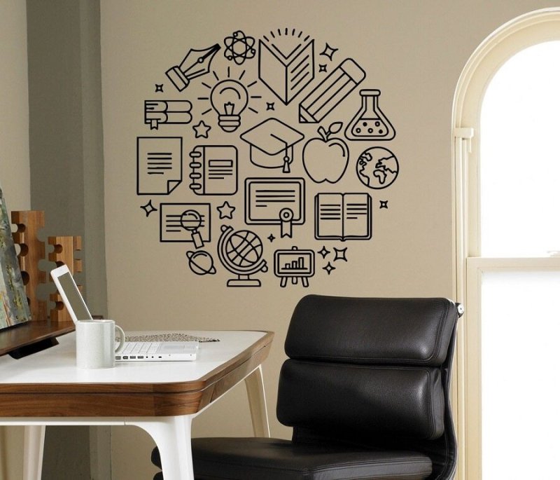 Дизайнерские наклейки для интерьера