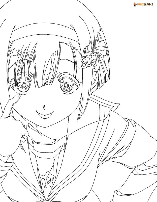 Раскраска Геншин