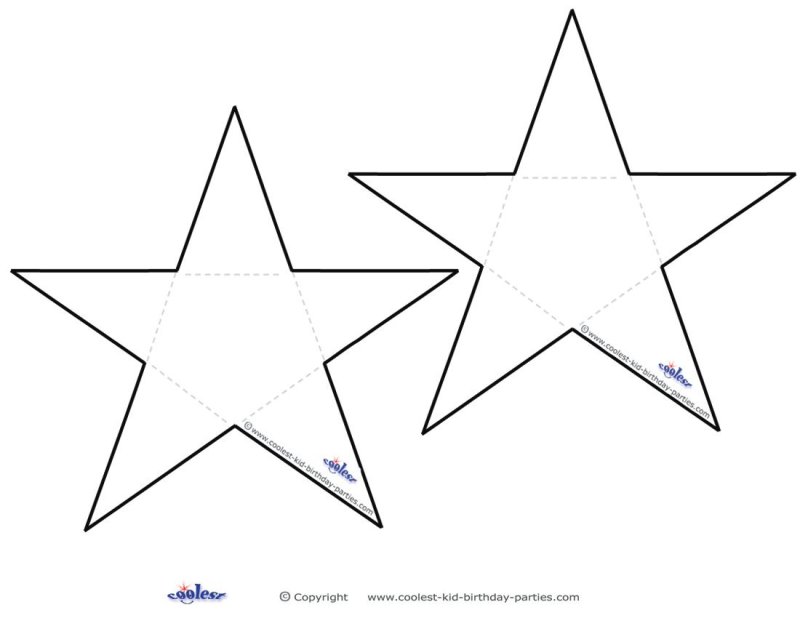 Трафарет звезды