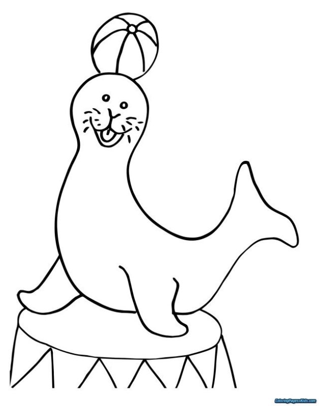 Рисунок на тему цирк легкий