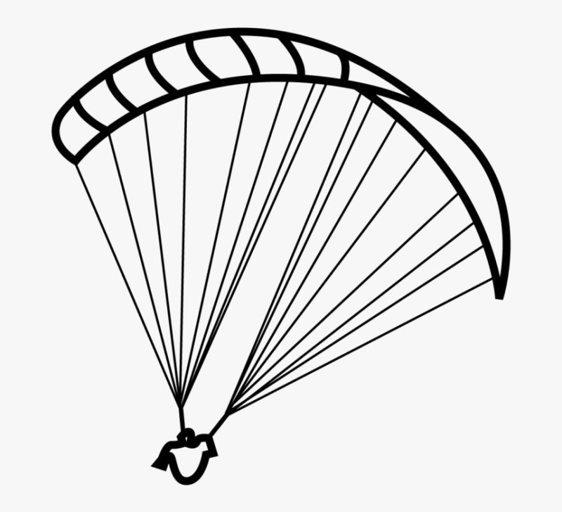 Параплан раскраска для детей