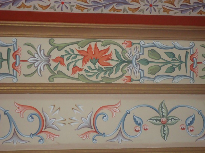 Храмовая роспись орнаменты