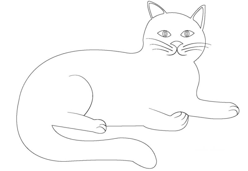 Рисование кошки