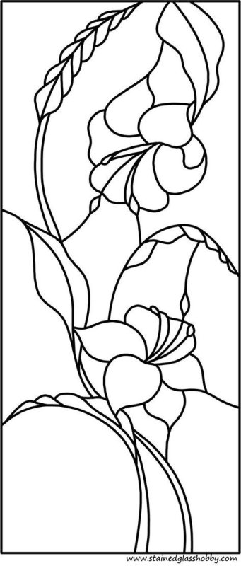 Витраж рисунок