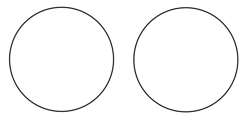 Кружок трафарет