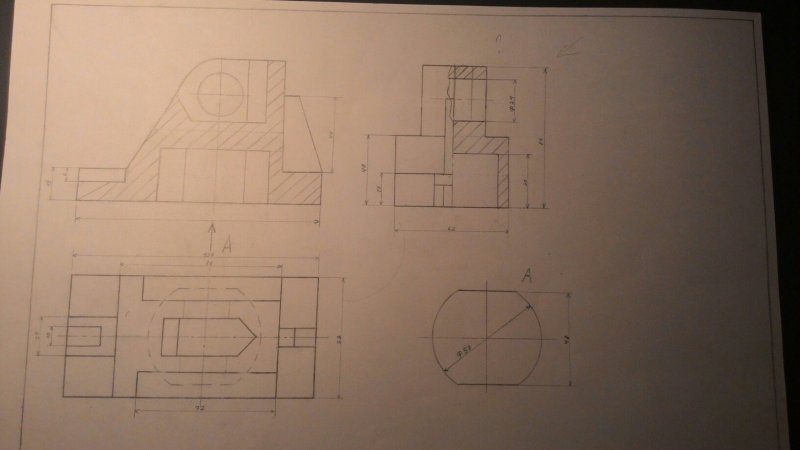 Вид слева фигуры