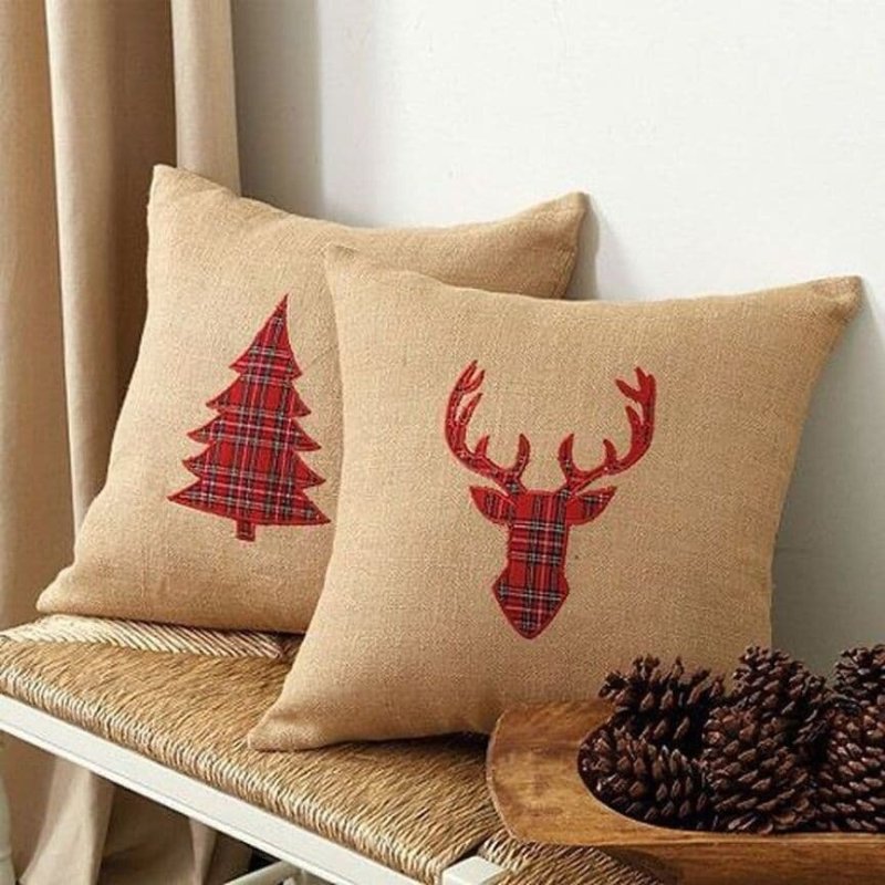 Новогодние подушки