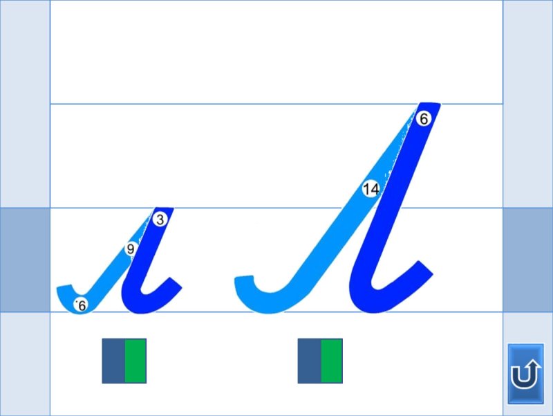 Элементы письменных букв