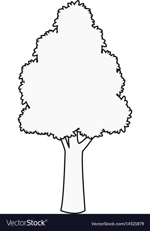Трафарет "дерево"