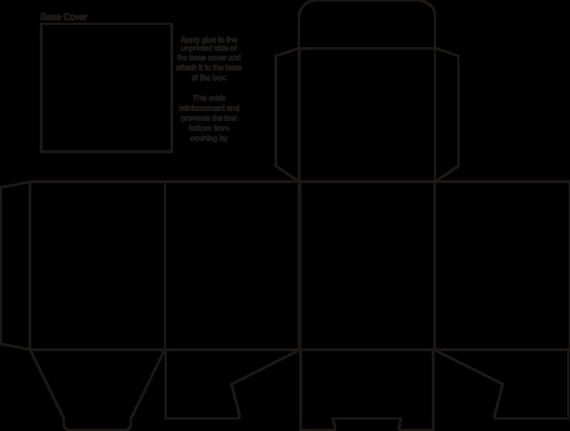 Развертка коробки Куба