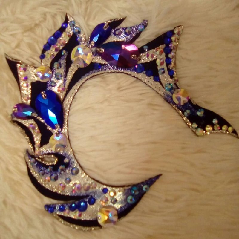 Украшение на кичку для художественной гимнастики