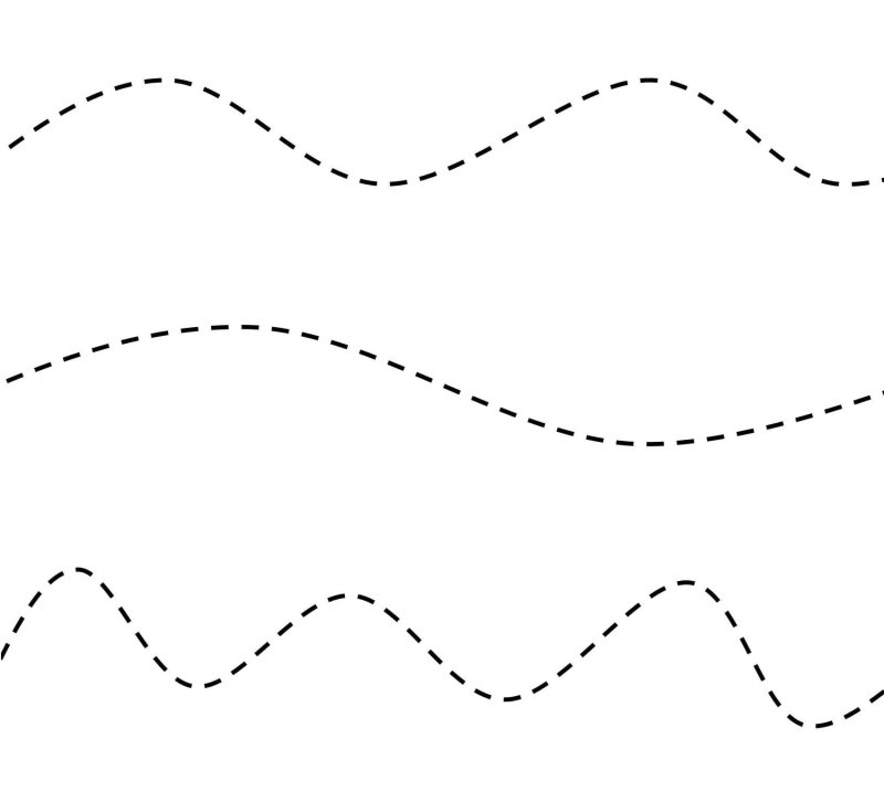 Линии для вырезания для детей