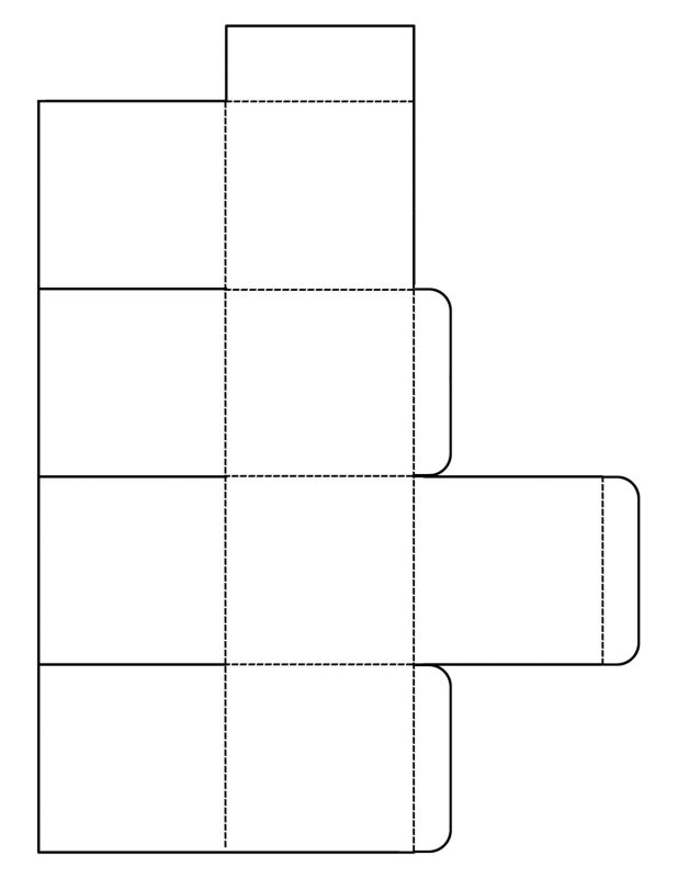 Развертка коробочки