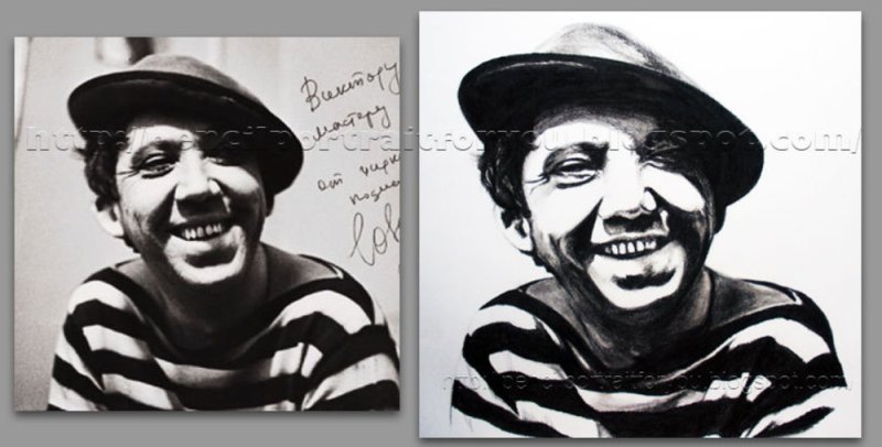 Юрий Никулин портрет