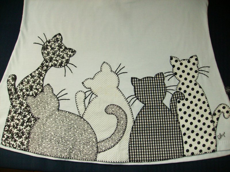 Аппликация из ткани