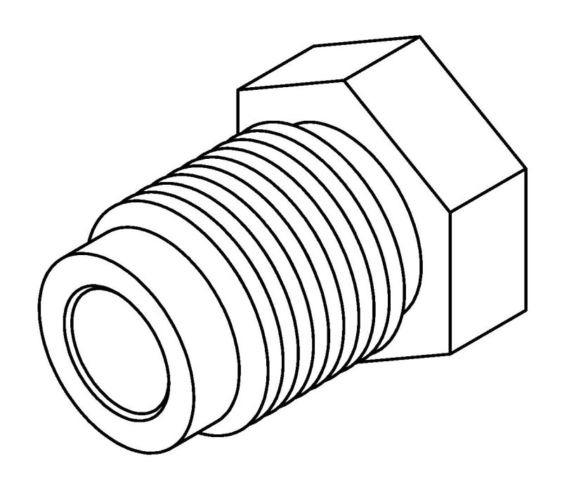 Гайка контур