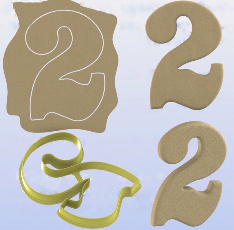 Формочки для пряников цифры