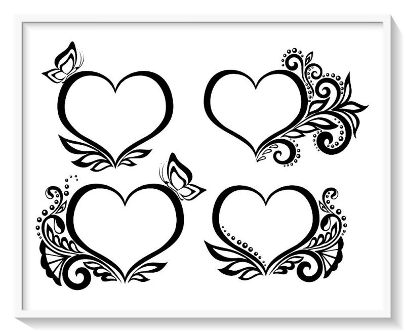 Сердечко эскиз