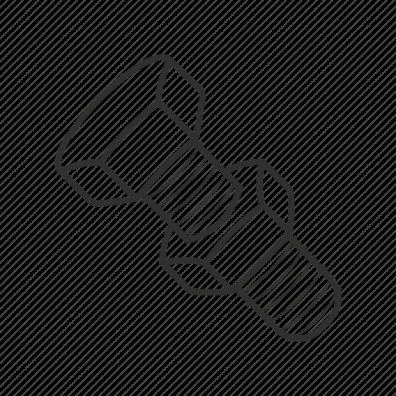 Болт с гайкой