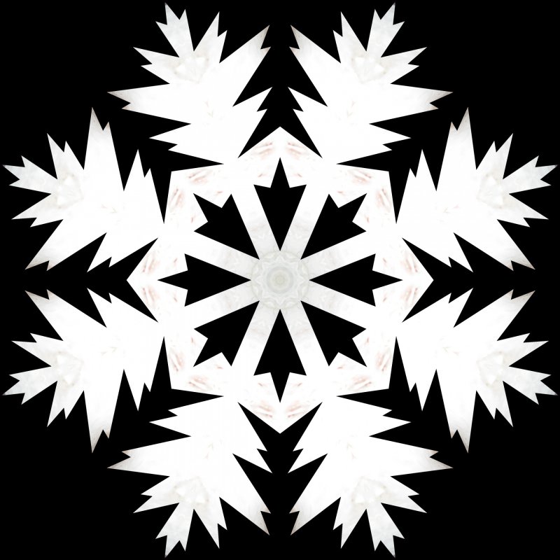 Снежинки на белом фоне