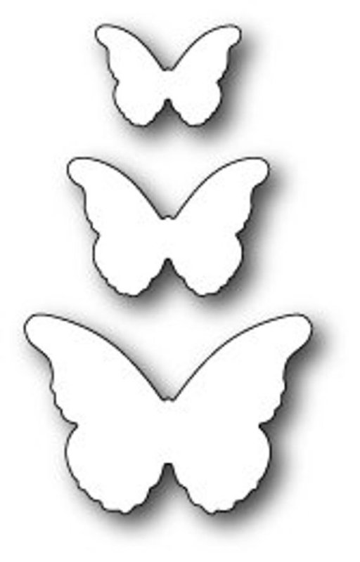 Трафареты бабочек для декора стены